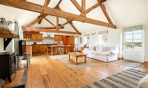 The Byre spacious sitting area